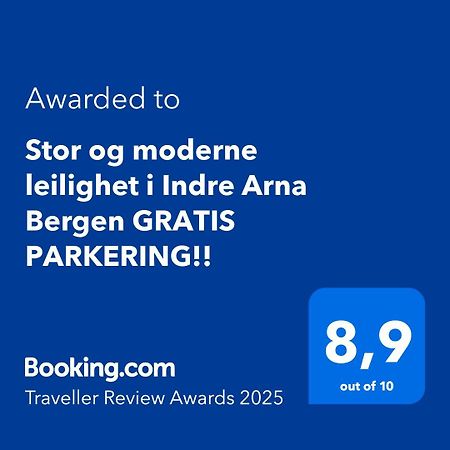 Stor Og Moderne Leilighet I Indre Arna Bergen Gratis Parkering!! Exteriér fotografie